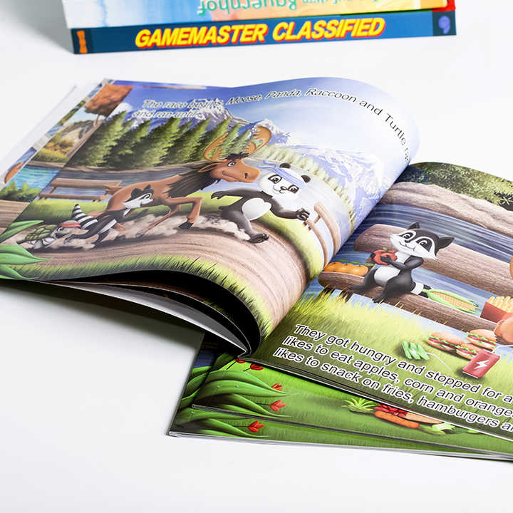 Custom Colorful Book Printing Hardcover Wholesale Paperback English Comic Novel Book Printing طباعة كتب ملونة مخصصة، غلاف مقوى، غلاف ورقي بالجملة، طباعة كتب روايات هزلية إنجليزية