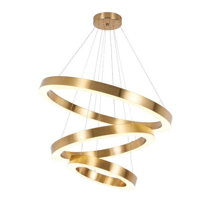 golden circular lighting chandeliers