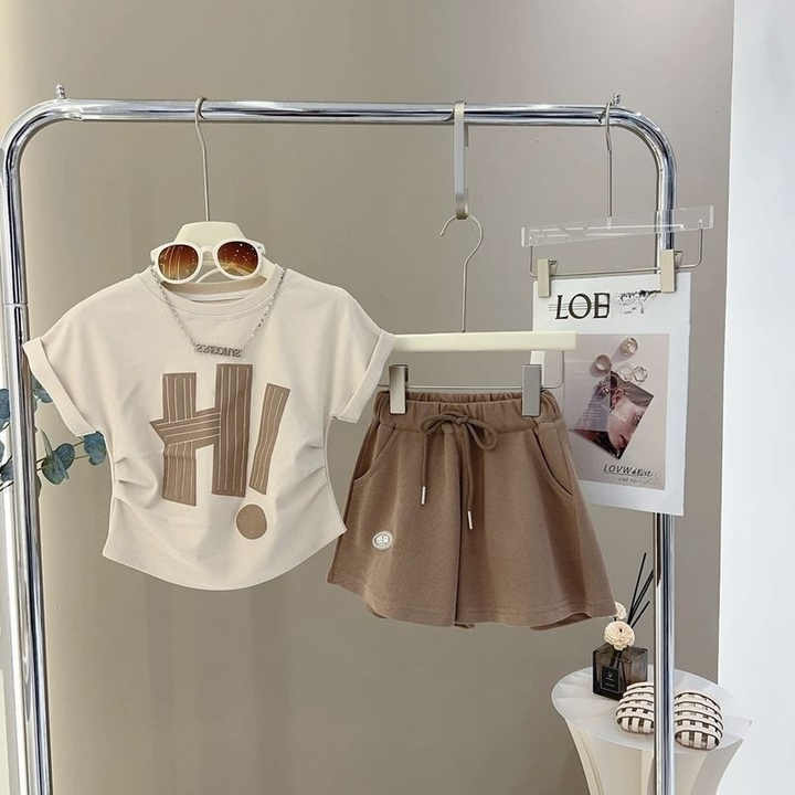 أزياء الصيف مريحة الاطفال 2 قطعة ملابس Hot Sale 2024 Summer Fashion Comfortable Kids 2 Pieces