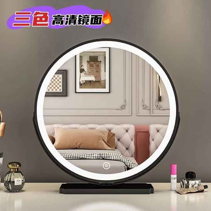 Round gold metal framed mirror wall mounted round mirrors for living room led bathroom mirror