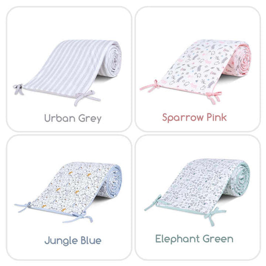 مجموعة مصدات سرير أطفال -Baby bed bumper set