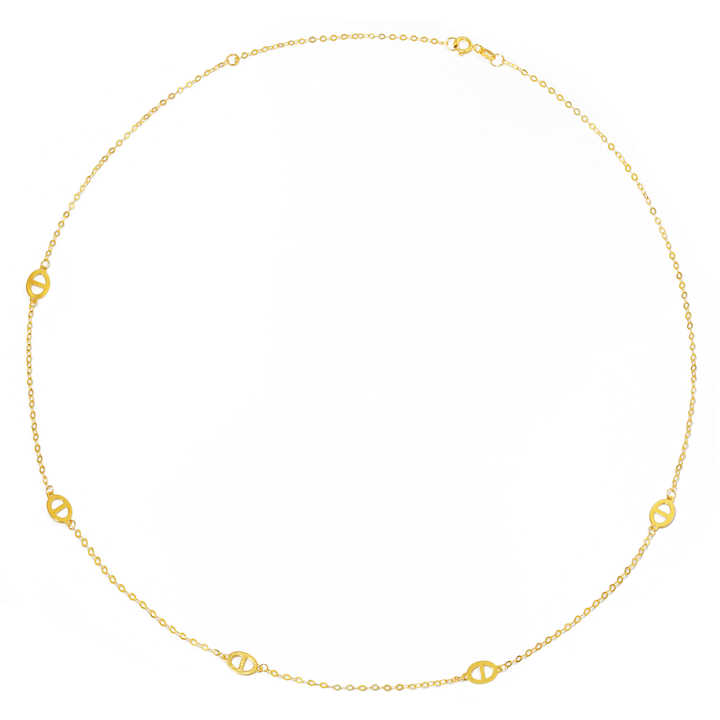 gold necklace