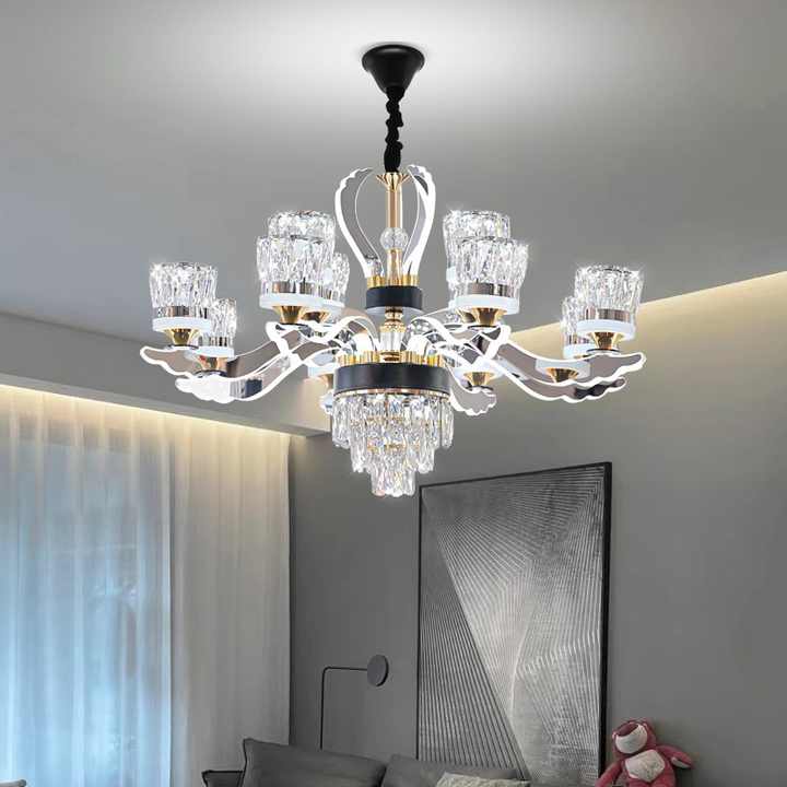 Glass lamp for living room