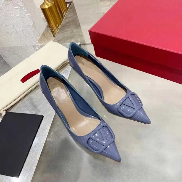 Sexy Women's Genuine Leather High Heel Shoes