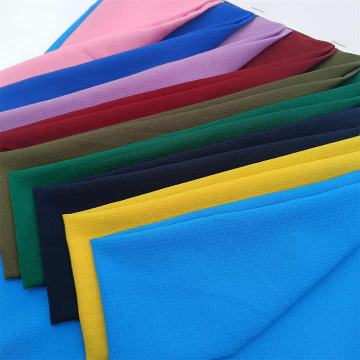 Crinkle Crepe Georgette Chiffon Organza-قماش كريب جورجيت