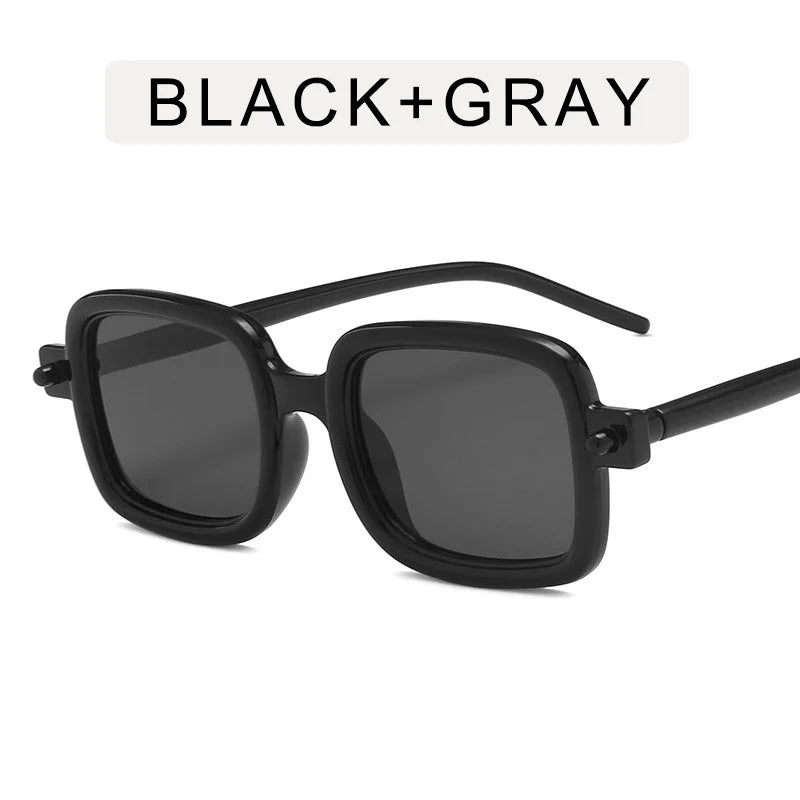 Sunglasses Thick Frame -نظارات شمسية مربعة عتيقة
