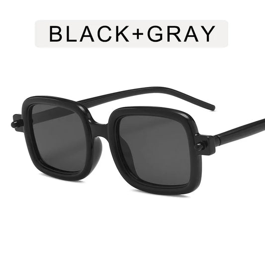 Thick Frame Sunglasses - Vintage Square Sunglasses