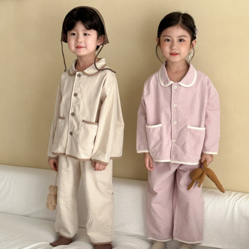 ملابس منزلية كم طويل