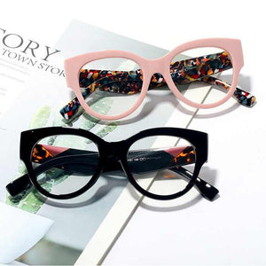 Sunbest eyear Fashionable Big Frames Women High Quality Optical Eyeglasses With ufug Rays For Myopia Use