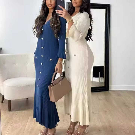 فستان نسائي طويل انيق و رسمي