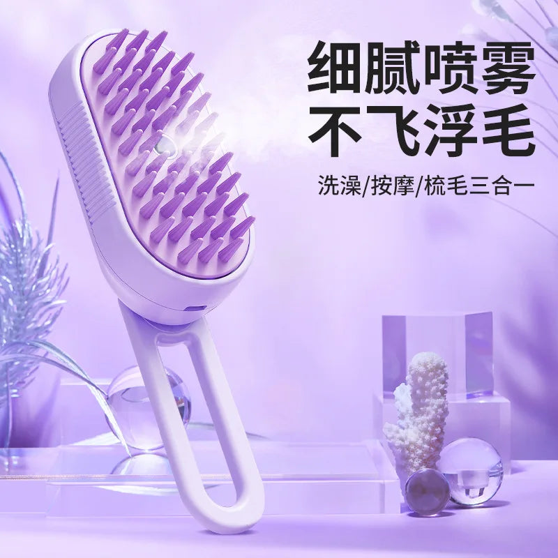 Pet Spray Massage Comb Cleaning Tools