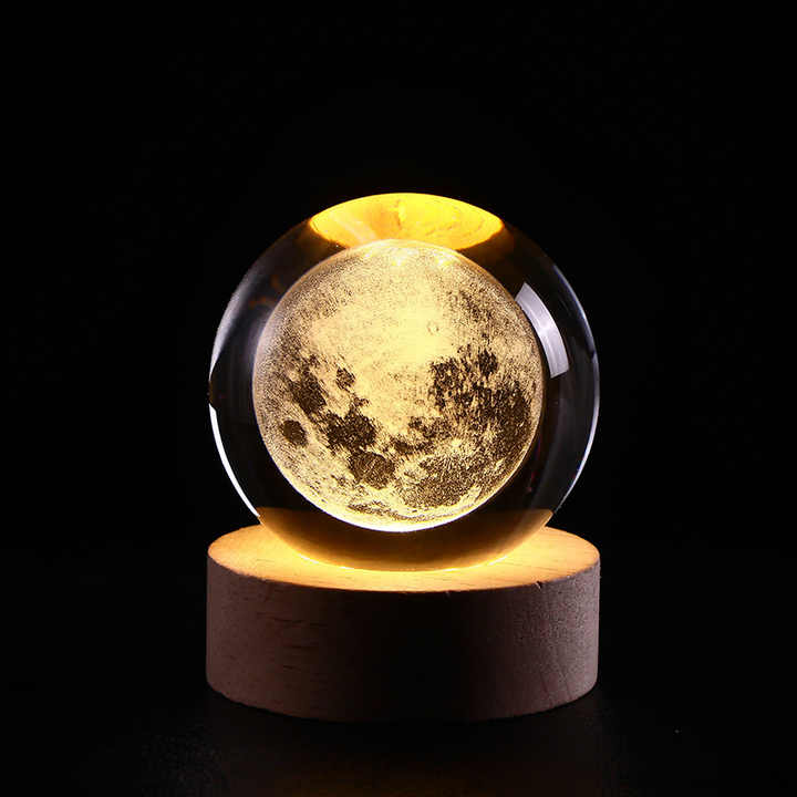 Galaxy Crystal Ball Decorative كرة بلورية للنظام الشمسي-