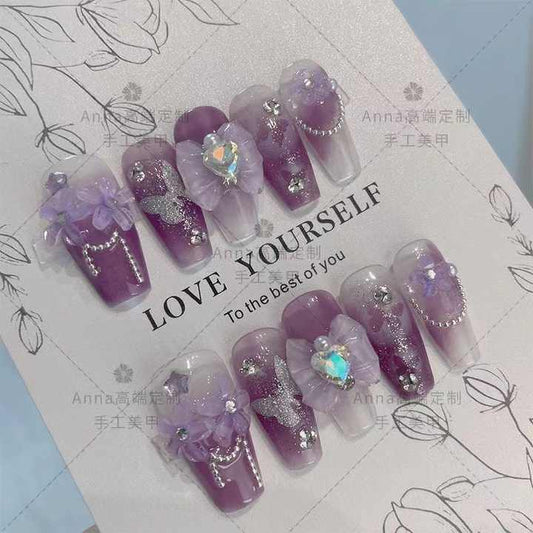 أظافر أكريليك اصطناعية artificial acrylic nails