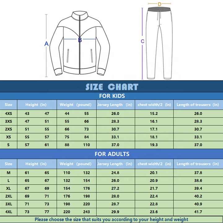 Custom training tracksuits