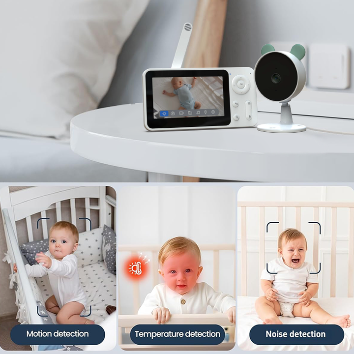 Inch Video Baby Monitor with-جهاز مراقبة الأطفال