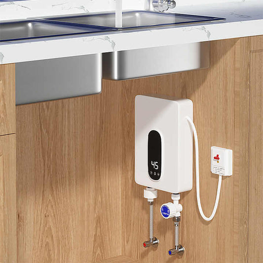 جودة عالية Tankless التحكم الذكي في درجة الحرارة تعمل باللمس كهربائي ساخن للمنزل High Quality Tankless Smart Temperature Control Touch Screen Electric Hot Water Heater for Home