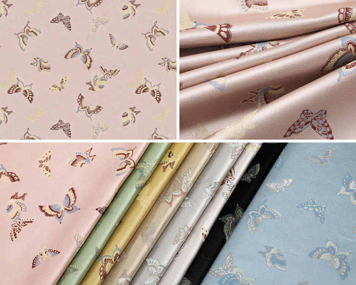 Material for Clothing and Home Decorationsقماش جاكار صيني جديد مصنوع من البوليستر