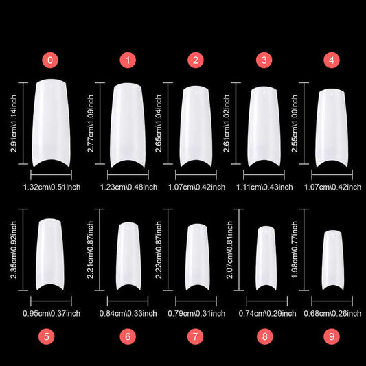 Adjustable artificial nails