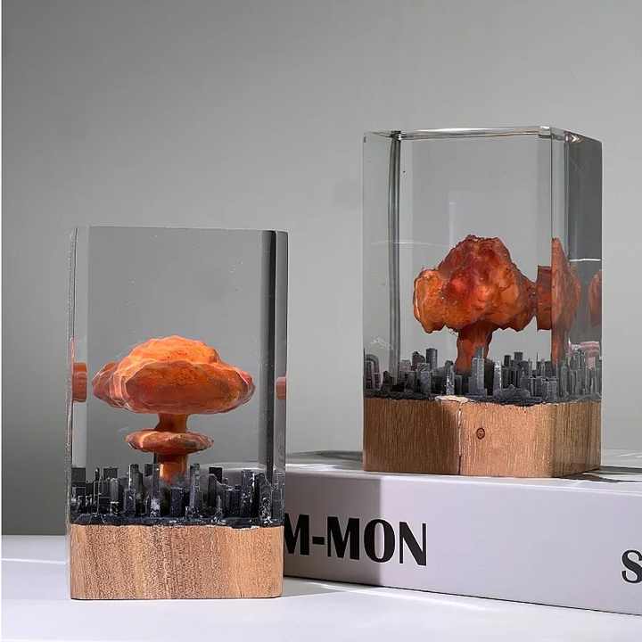 nuclear bomb explosion lamp
