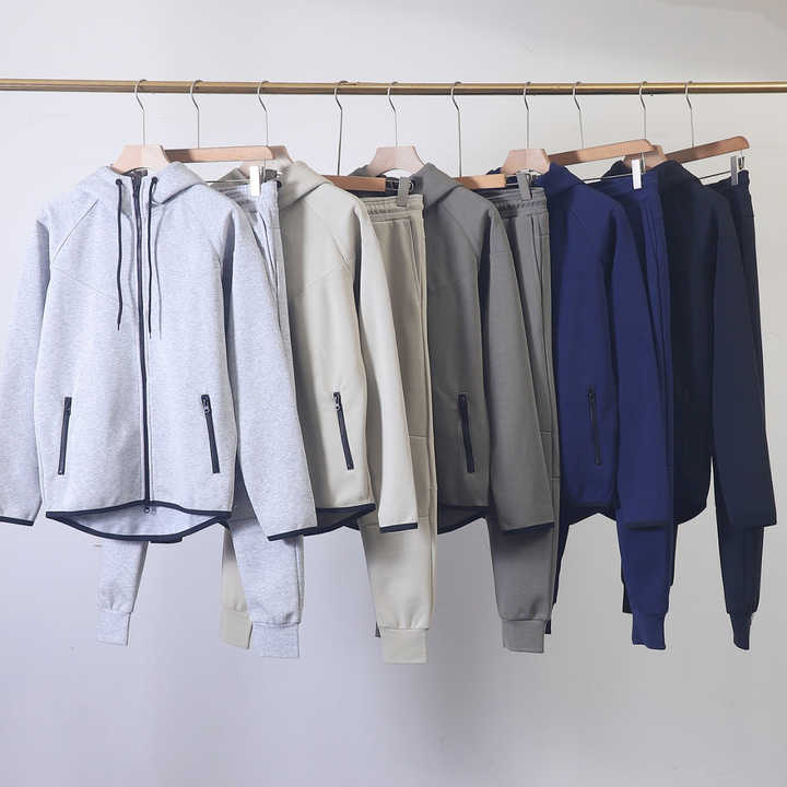 Men's Full Zip Hoodie. New Tech OEM Wholesale Custom