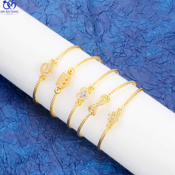 اكسسوارات أطفال سوار أطفال بحلية مطلية