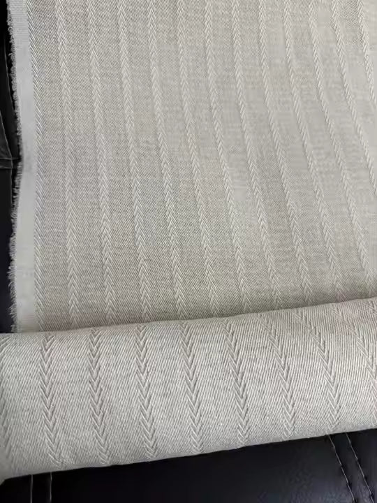 Cotton Fabric for Bed Linen- قماش جاكار قطني 325 جرامًا للمتر المربع للأريكة