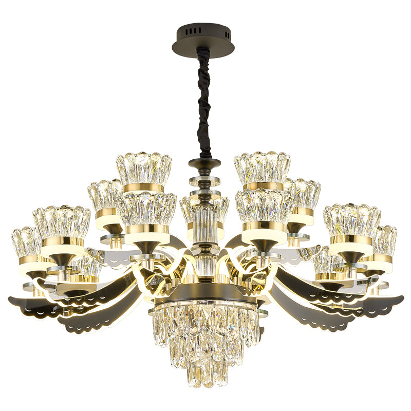Glass lamp for living room