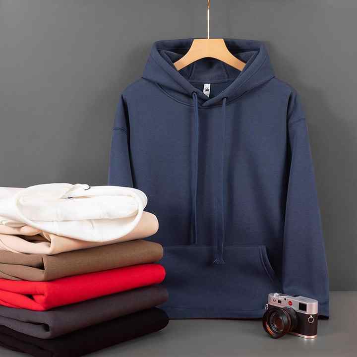 Men's Plus Size Hoodies, Plain.