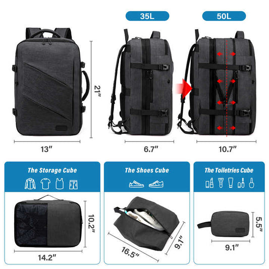 حقائب ظهر خفيفة الوزن، سعة 40 لترًا
