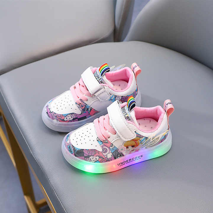 Princess shoes with lights