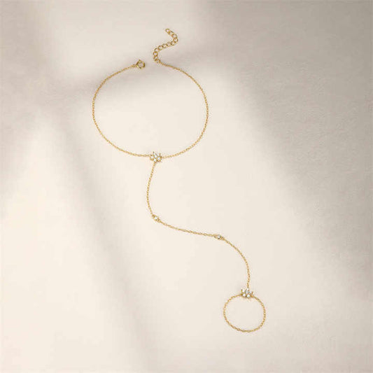 Hand chain finger bracelets