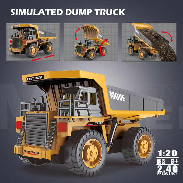 Outdoor games dump truck