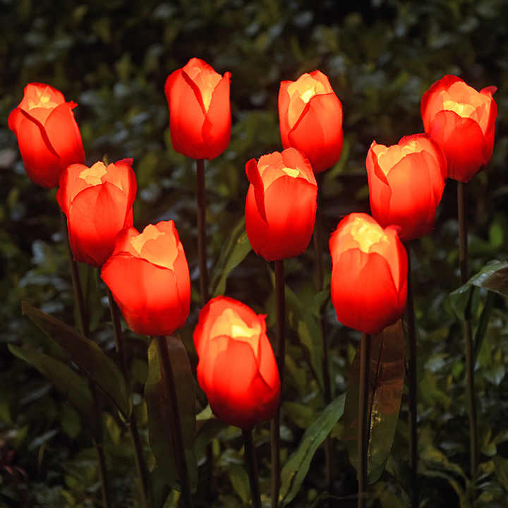 outdoor flower lights