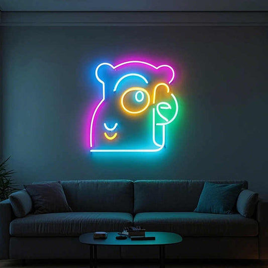 neon light frame