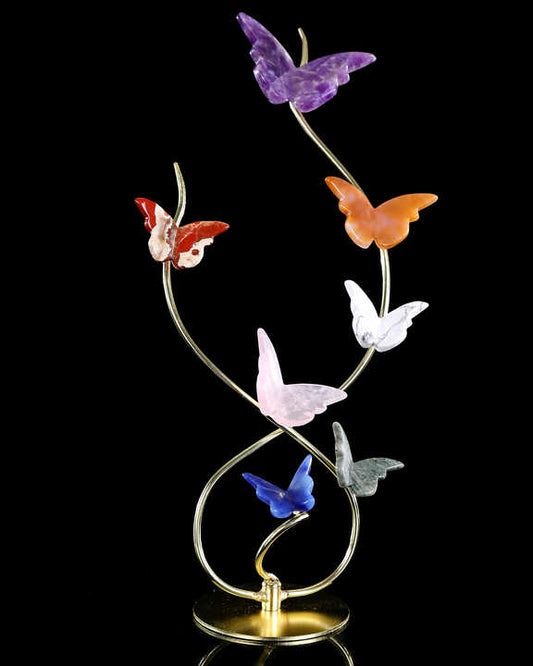 Metal Stands Crystal Set with