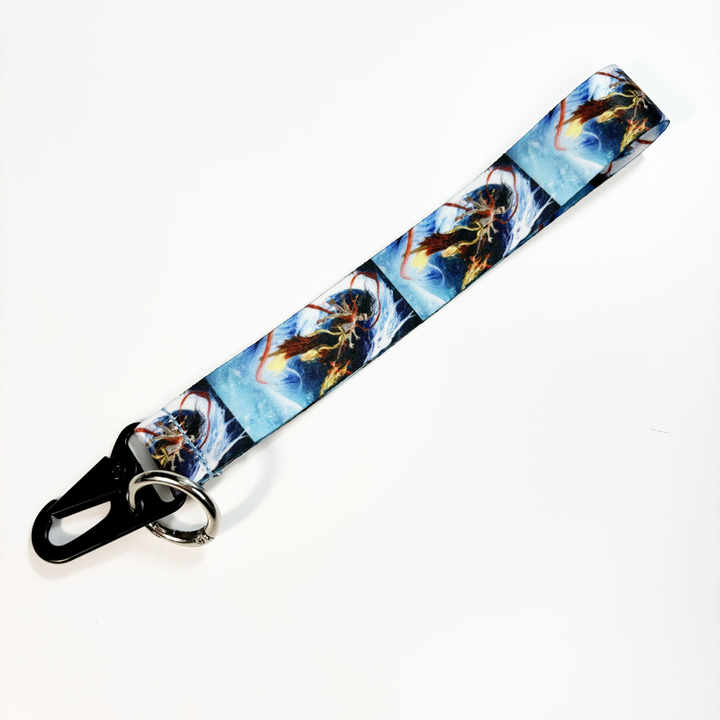 Customizable polyester key and ID card hook accessories
