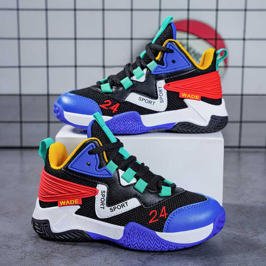 Wholesale girls mesh shoes, running shoes. Boys' sports shoes.