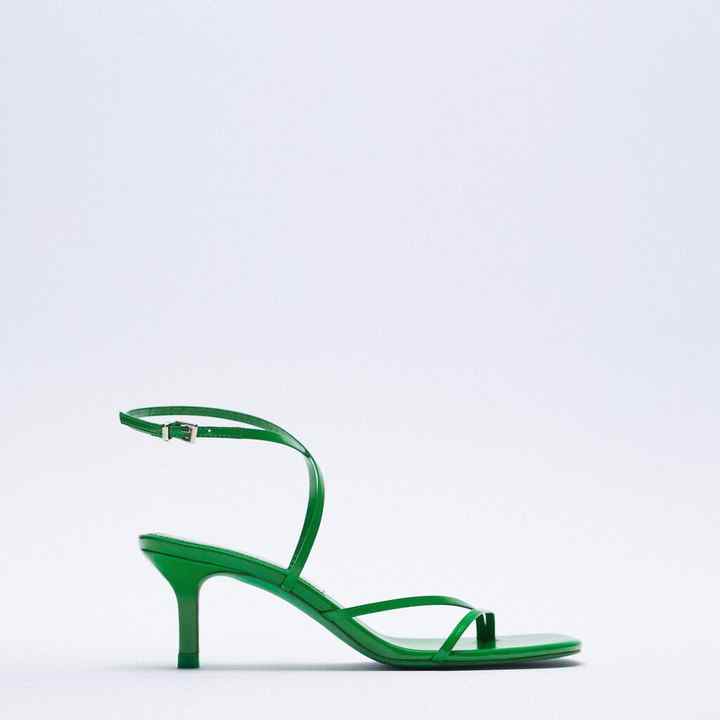 Women's square-toe high heel