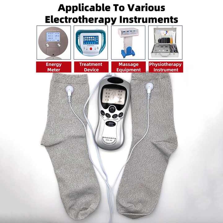 Electronic pulse massage socks
