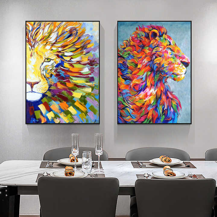 . لوحات زيتية مرسومه يدويا ديكور