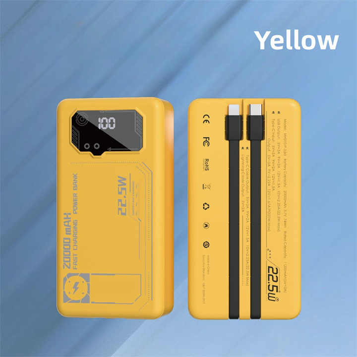 باور بانك ميكا جديد بخطين بسعة . New MICA Dual-Port Power Bank with