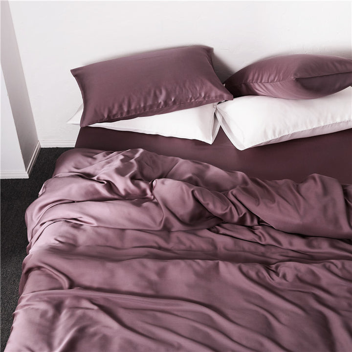 Fitted Sheets with 4 Pillowcases طقم ملاءات من الخيزران، 6 قطع، مقاس كوين،،