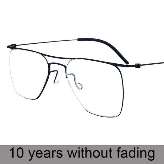 Ultralight titanium eyeglass frame