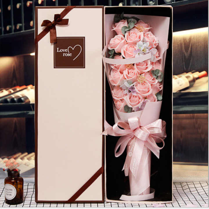 ذكرى زواج باقة زهور صابون