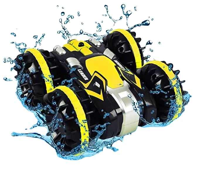 لعبة شاطئية برمائية على شكل قارب عصري، سيارة . Modern Amphibious Beach Toy Boat Remote