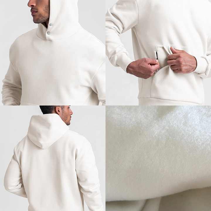 . هودي رجالي من القطن البوليستر