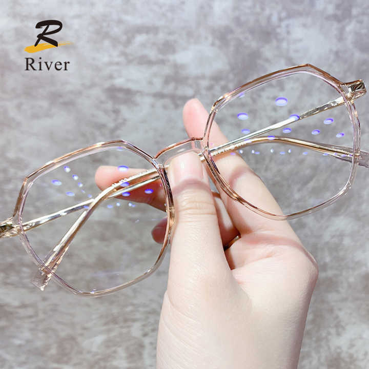 نظارات نسائية بصرية مقاومة للضوء الأزرق موديل TR 90 من River Fashion للنساء River Fashion TR 90 Blue Light Blocking Optical Glasses for Women
