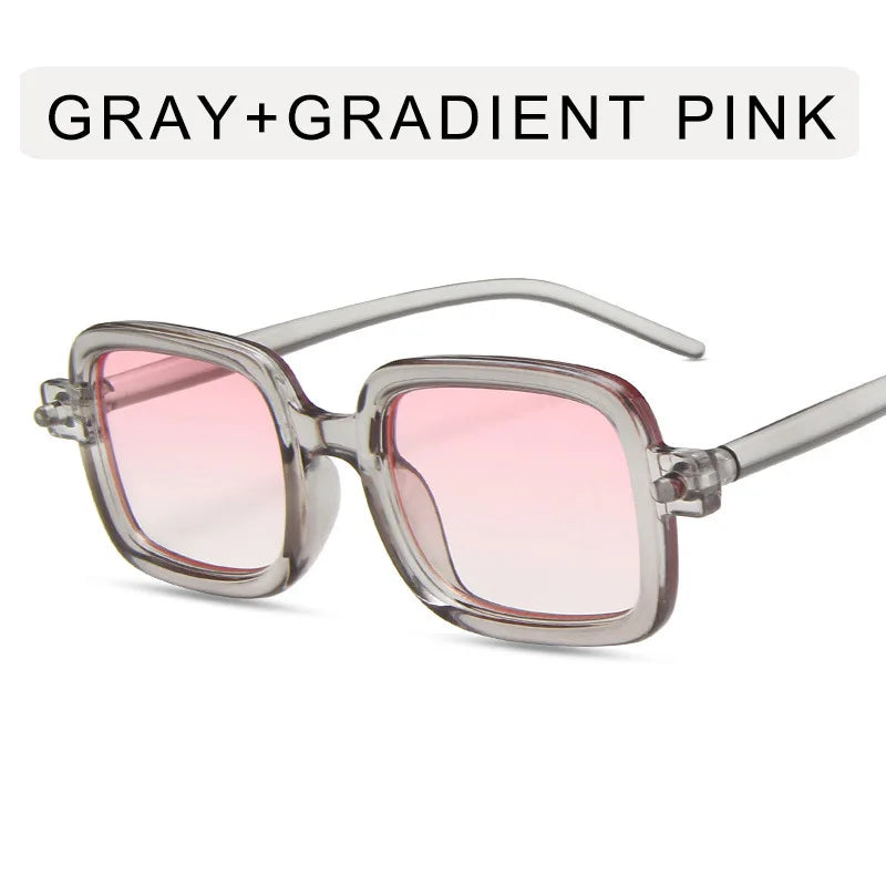 Sunglasses Thick Frame -نظارات شمسية مربعة عتيقة
