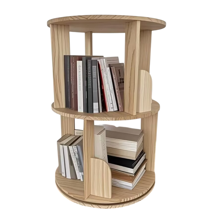 wooden bookcase