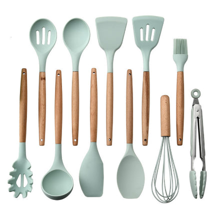 مجموعة أدوات مطبخ للطهي من السيليكون - Silicone Kitchen Cooking Utensil Set